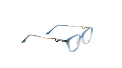 Original Vogue Blue Cat-Eye Eyewear