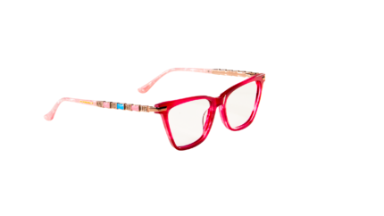 Premium Burberry Cat-Eye Red Eyeglasses