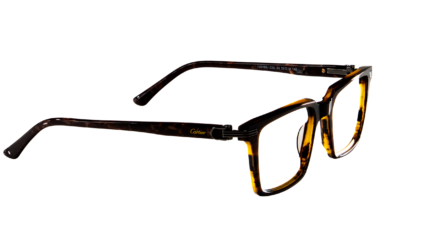 Cartier Tortoiseshell Rectangular Eyeglasses