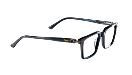 Cartier Black Rectangular Eyeglasses