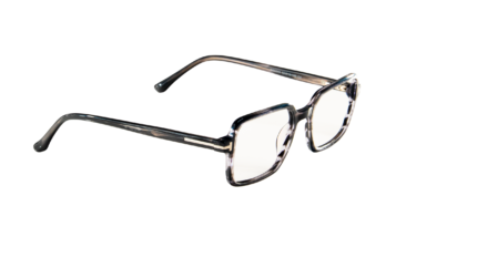 Tom Ford Square Marbled Grey Eyeglasses