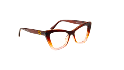 Dior Cat Eye Gradient Brown Tortoiseshell Eyeglasses at Charchokh Bangladesh