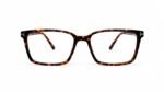Tom Ford Style Tortoise Square Eyeglasses (First Copy) – Front View